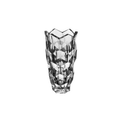 Vaza decorativa, Bohemia, Sticla, Transparent