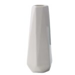 Vaza decorativa, QttvbTna, Ceramica, Alb