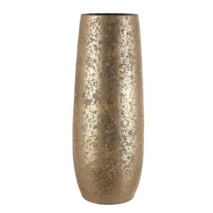 Vaza ceramica Clemente, auriu, 55x21.5 cm