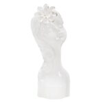 Vaza alba din portelan, 10, 5x10x24, 7 cm, Young Lady Mauro Ferretti