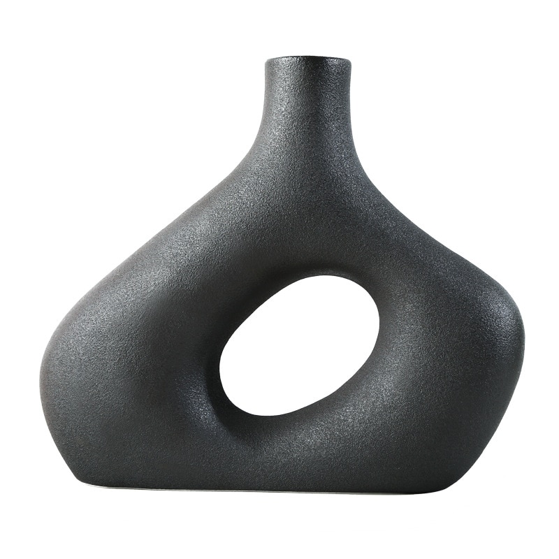 Vaza, Ceramica, Negru