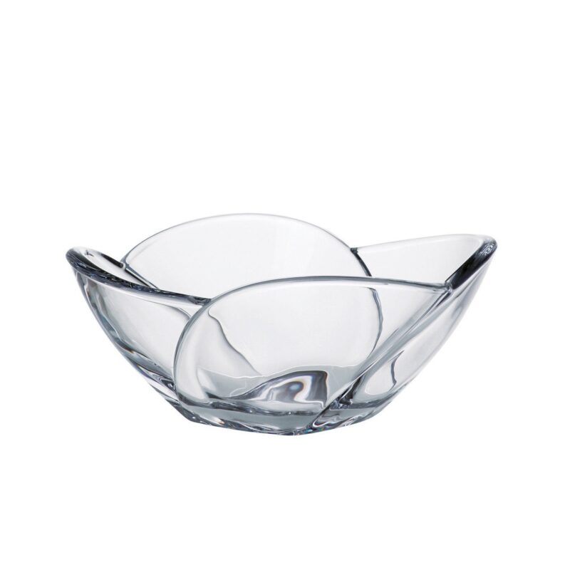 Bol, Bohemia, Cristal, 25 cm, Transparent