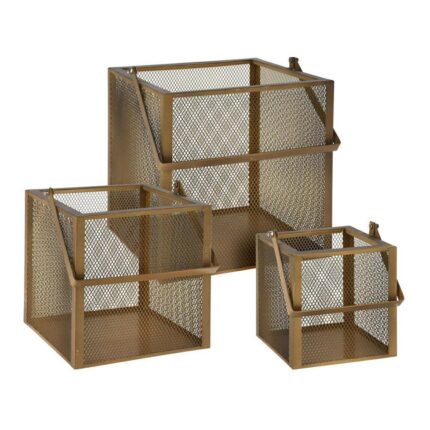 Set 3 felinare, H&S, Metal, Maro