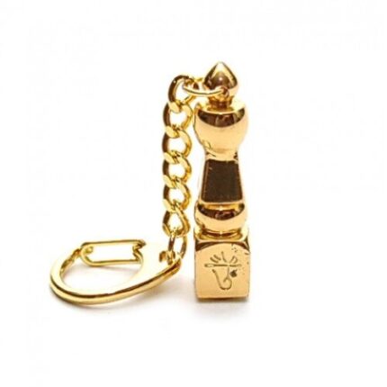 Amuleta cu Pagoda celor cinci elemente remediu Feng Shui din Alama, 100 mm lungime