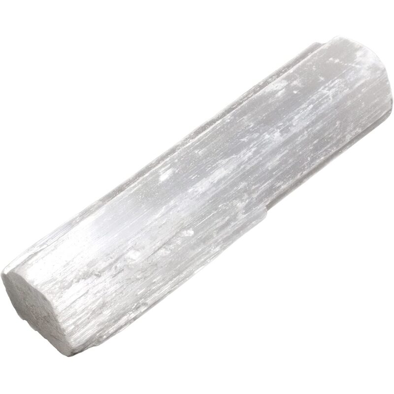 Bagheta de Selenit Brut - Piatra Naturala 10 cm