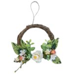 Accesoriu decorativ, coronita pentru usa sau perete, multicolor, 16 cm