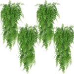 Set 4 ferigi artificiale, TopGearWorld, Plastic, 85cm, Verde