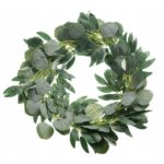 Ghirlanda artificiala, Frunze eucalipt, 2 m, Verde