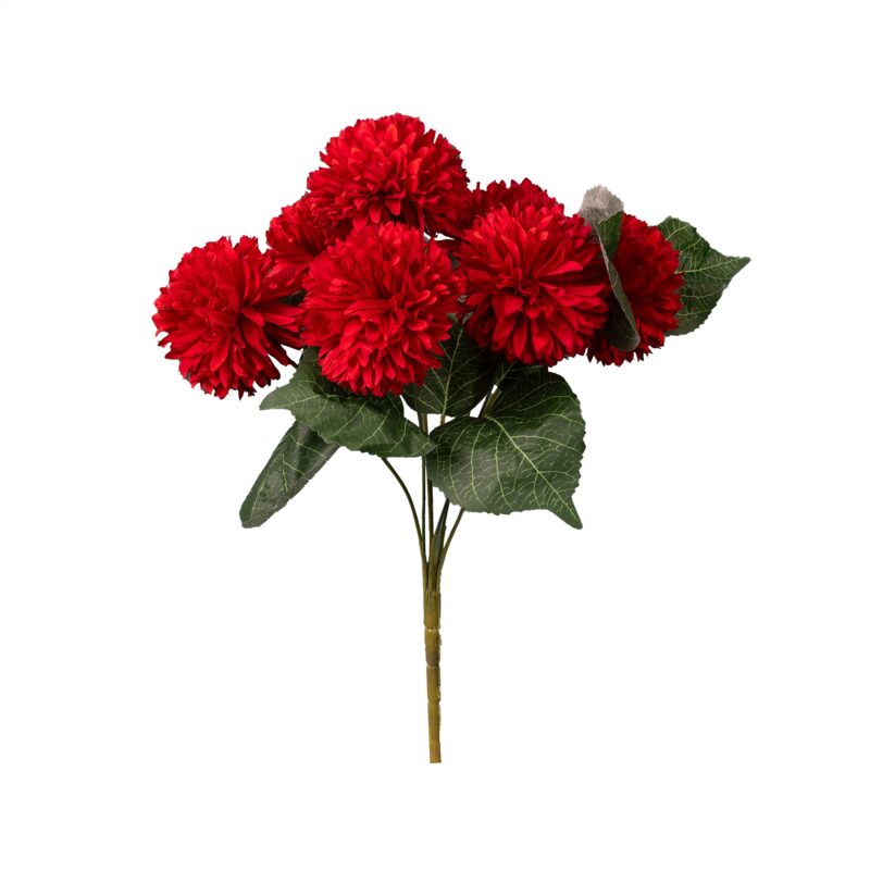 Buchet 7 flori artificiale / CD4620_Rosu