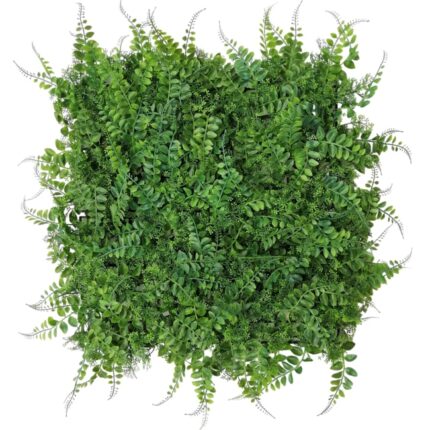 Perete verde artificial A072, Gradini verticale din plante artificiale, Green Collection, 50 x 50cm