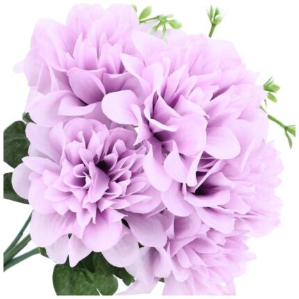 Buchet flori artificiale, Dekolo, Crizanteme, Violet