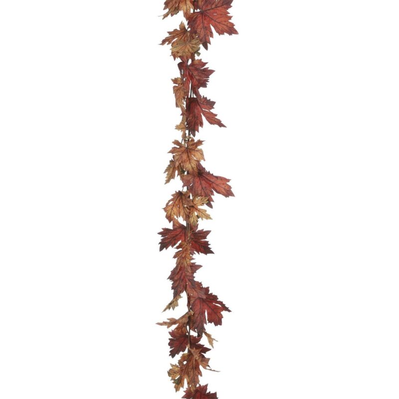 Ghirlanda artificiala frunze Artar, 180x10 cm