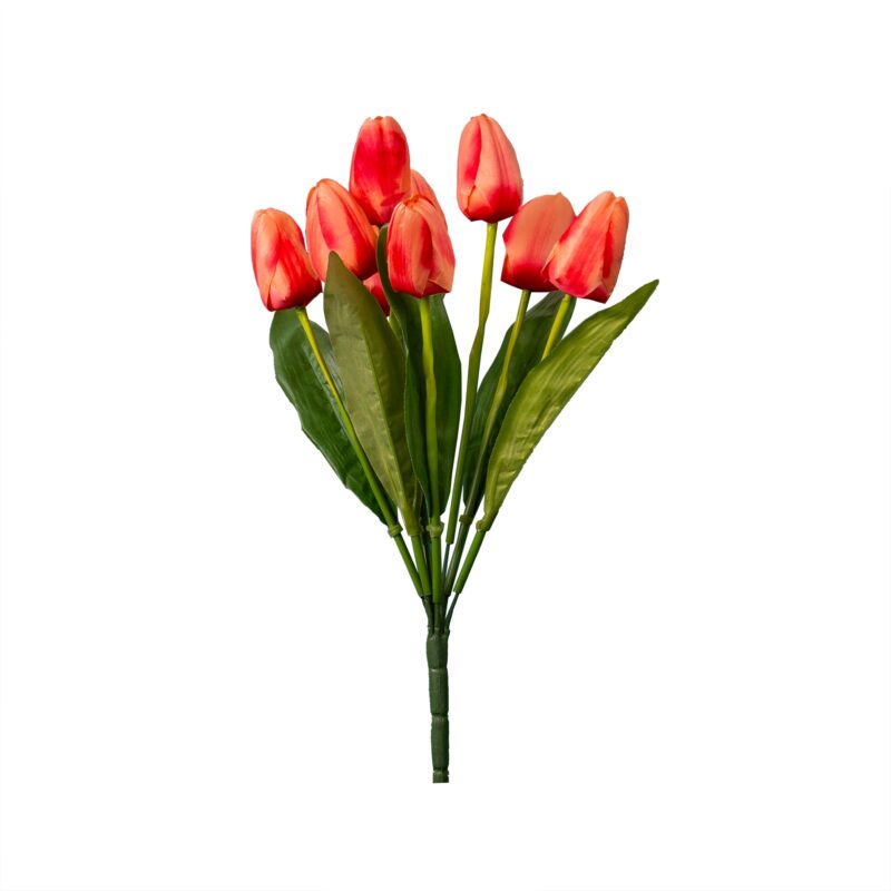 Buchet 9 lalele artificiale / CD4511_Portocaliu