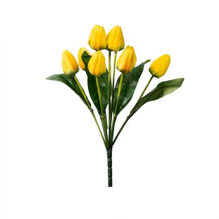 Buchet 9 lalele artificiale / CD4511_Galben