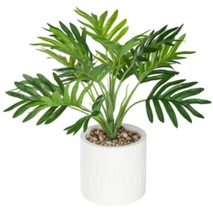 Palmier artificial in ghiveci, Etnik, 28 cm