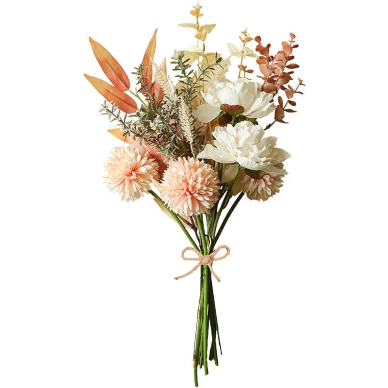 Aranjament floral, 44cm, Culoare sampanie