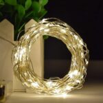 Instalatie de Craciun Tip Liniar, 8 Jocuri de Lumini, Fir Cupru,30 m 300 LED -uri, Alb Cald