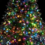 Instalatie SIKS de Craciun Muzicala, Fir Verde, Tip Sir, 100 LED, 10m, Interior Si Exterior, Interconectabila, Alimentare Priza, Cutiuta Muzicala, Multicolor