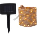 Instalatie Luminoasa Franghie Decorativa EMATTERIO®, pentru Interior/Exterior, cu Incarcare Solara, 5 m