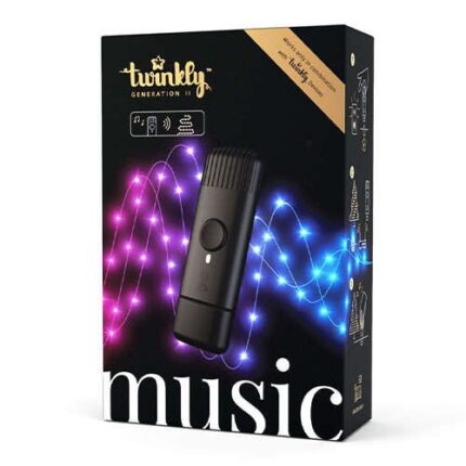 Dispozitiv muzica USB, Twinkly, Compatibil cu toate produsele Twinkly de a doua generatie (GEN II), Negru