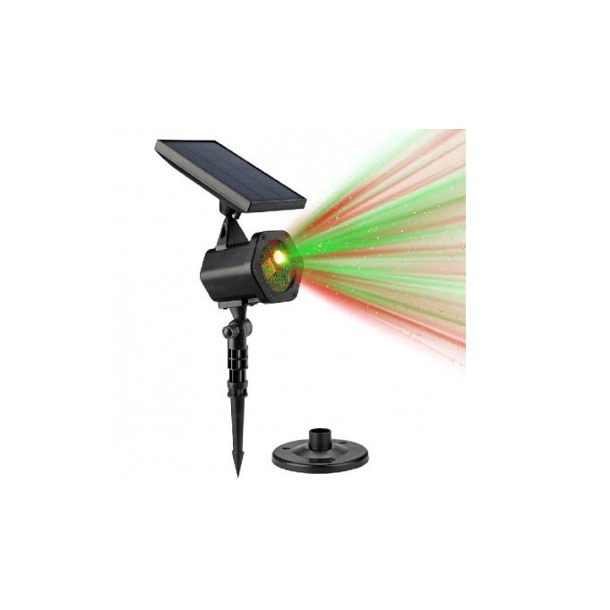 Proiector solar Laser, proiector, poate fi perforat, Negru