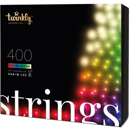 Lumini pentru pomul de Craciun Twinkly Strings 400 LED RGBW 32 m SMART