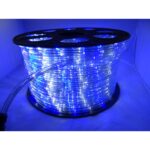 Instalatie Rola led alb rece si albastru 50 m furtun luminos + alimentator inclus / Instalatie de craciun