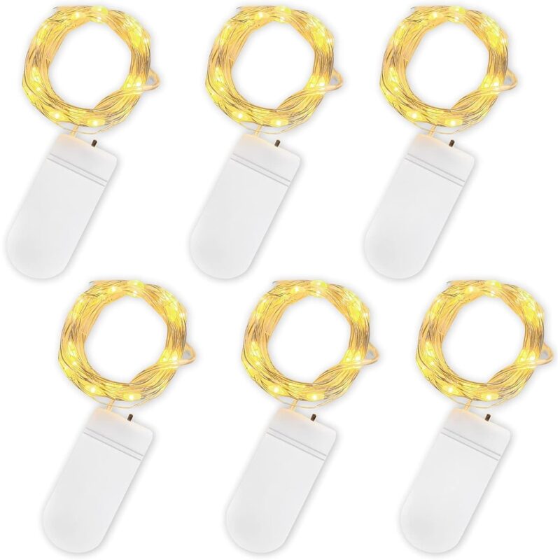 Set 6 instalatii LED, Lnaisi, Alb