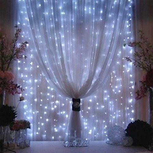 Instalatie , Craciun tip Perdea, 3m x 3 m, 320 LED-uri, ALB RECE