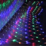 Instalatie de Craciun Sdx Market®, 2 m x 2 m, Plasa, Multicolor, 160 leduri, plasa luminoasa / girlanda / de exterior 6008M