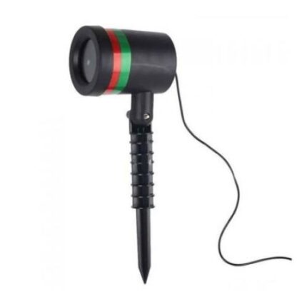 Proiector laser pentru exterior cu lumini rosii si verzi, tip Star Shower
