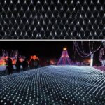 Instalatie de Craciun, 2 m x 2 m, Plasa, Alb rece, 160 leduri, plasa luminoasa / girlanda / de exterior 6008W