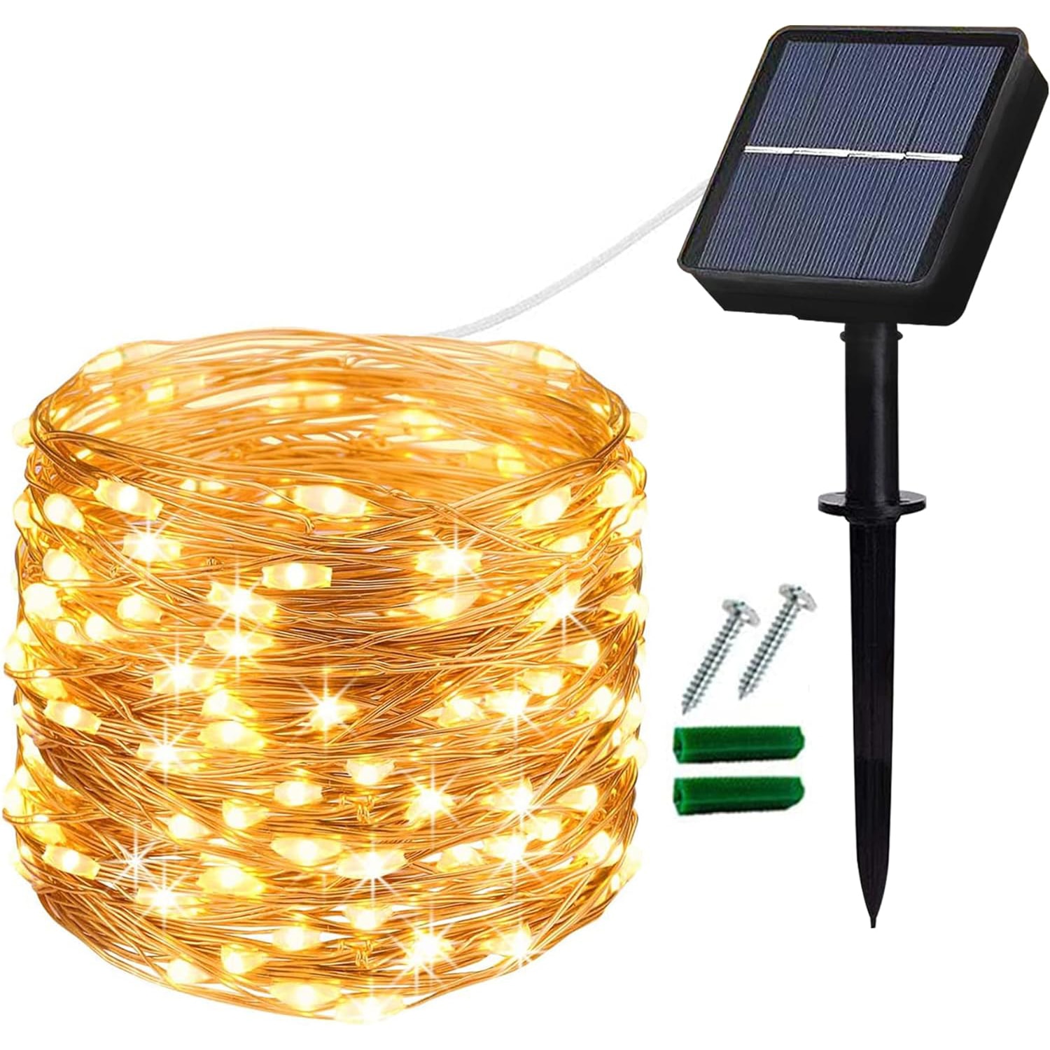 res_bf74544cf09dfa52ac34d672f4e8d3fc Corp de iluminat solar, JAMNGREL, cupru, 22m, 8 moduri de iluminare, 200 LED-uri, lumina calda, rezistent la apa