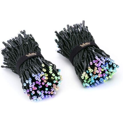 Instalatie smart Twinkly 250 LED-uri RGB, Bluetooth, Wi-Fi, control smartphone, lungime 20 m, IP44