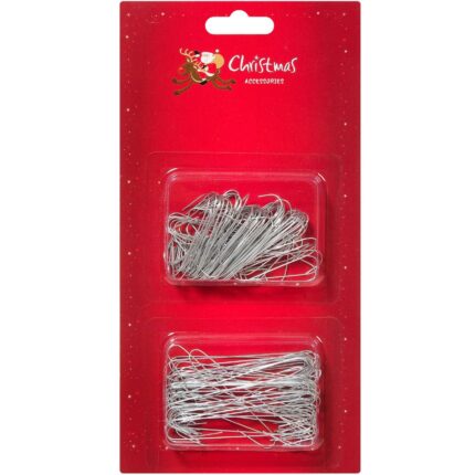 Set 100 carlige pentru globuri de Craciun