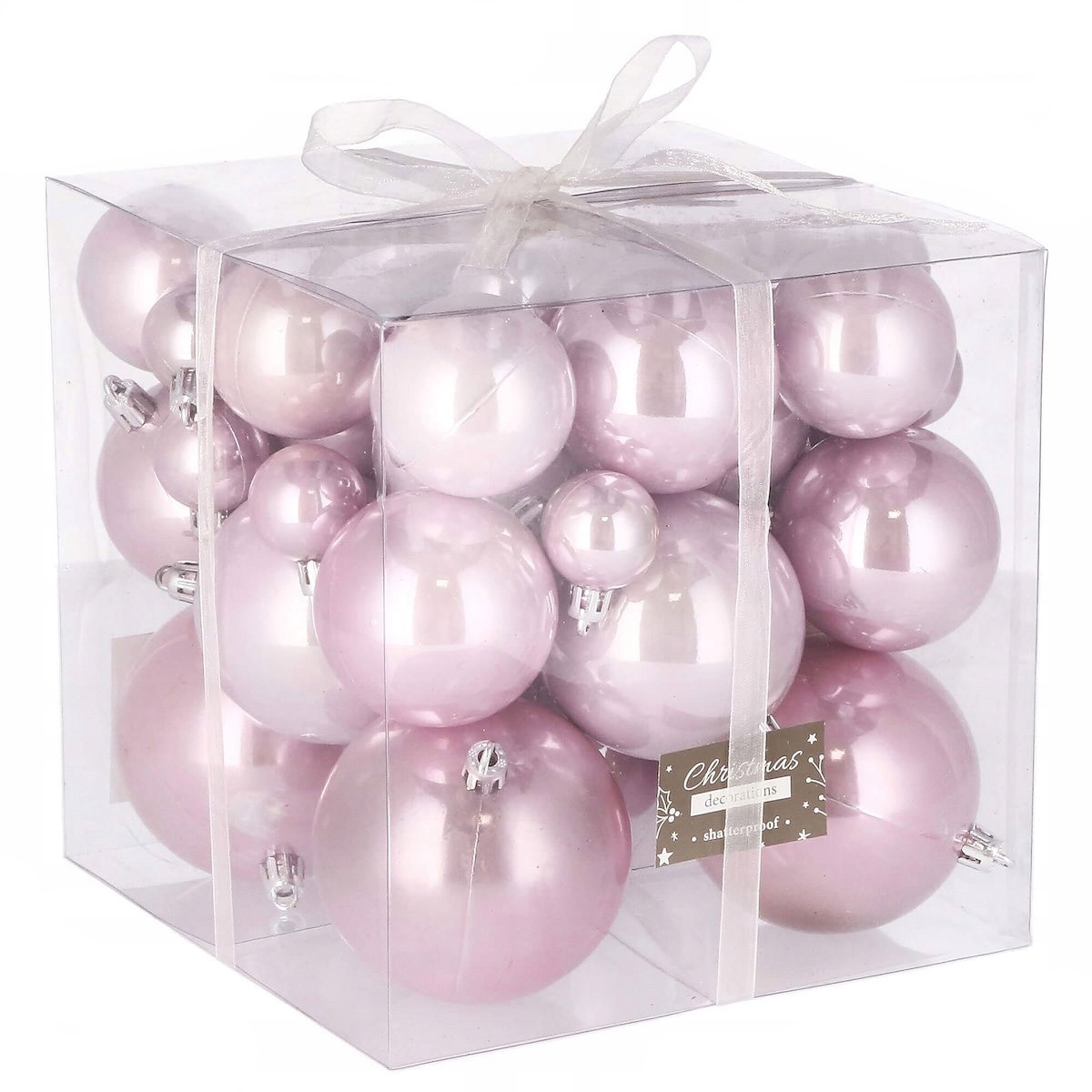 res_b0221a7669133a30ff3f342cb5116164 Set globuri de Craciun, 37 bucati, 3-8cm, roz
