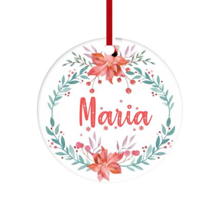 Glob personalizat cu nume model 9, multicolor, 8 cm