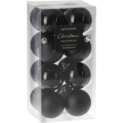 Set globulete pentru brad, 16 bucati, Ø 5 cm