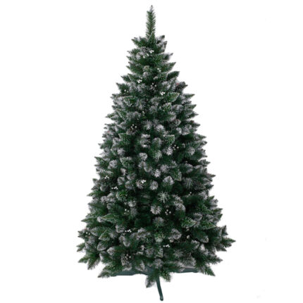 Brad artificial Christmas Deluxe by Sersimo, Crystal nins cu merisoare, 2D, 200cm
