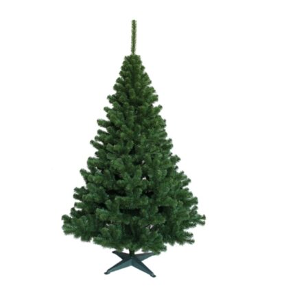 Brad de Craciun artificial cu aspect natural, inaltime 180cm, verde, suport inclus