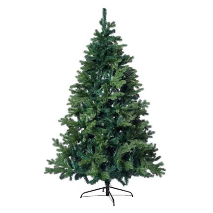 Brad de Craciun, artificial, cu suport metalic verde, 210 cm
