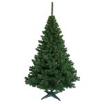 Brad De Craciun Artificial Cu Aspect Natural, Inaltime 180 Cm, Verde, Suport Inclus