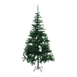 Brad artificial Craciun cu suport din plastic, 150 cm