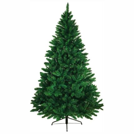 Brad artificial Mercaton® pentru Craciun cu suport inclus, 220 cm, PVC, Verde