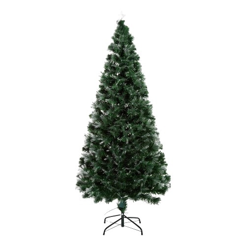 res_014eb03c505fade7182e0f30ecc5c312 Brad de Craciun Artificial, Homcom, foarte des, cu fribra optica, 180 cm