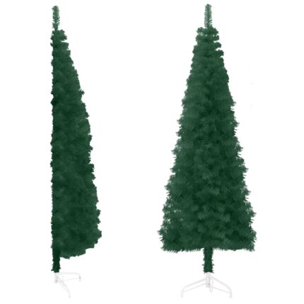 Brad de Craciun, vidaXL, PVC, 150 cm, Verde inchis