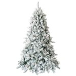 Brad Artificial cu Zapada si Conuri „PREMIUM” 240 cm, Brazi Artificiali De Lux de Craciun