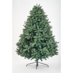 Brad de Craciun artificial GRAND ELITE 270cm, ramuri siliconate si film PVC, cu tulpina si suport metalica