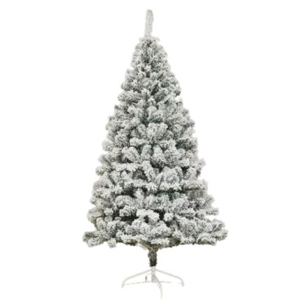 Brad artificial, PVC, 150cm, Alb/Verde