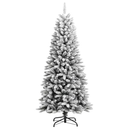 Brad de Craciun artificial cu zapada pufoasa vidaXL, 150 cm, PVC&PE